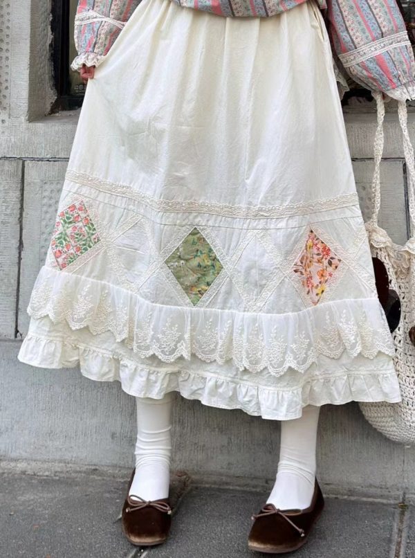 Vittlr Patchwork Skirt