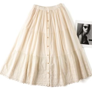 100% Cotton Lined A Skirt