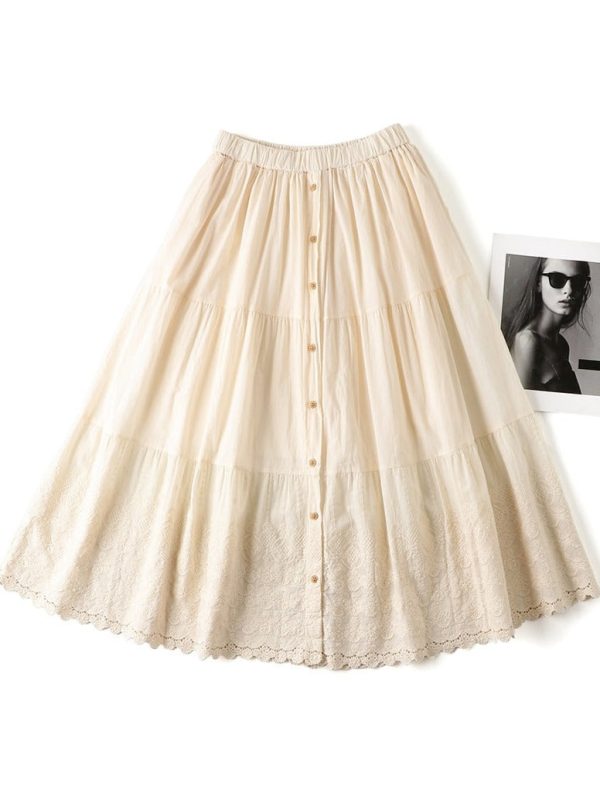 100% Cotton Lined A Skirt